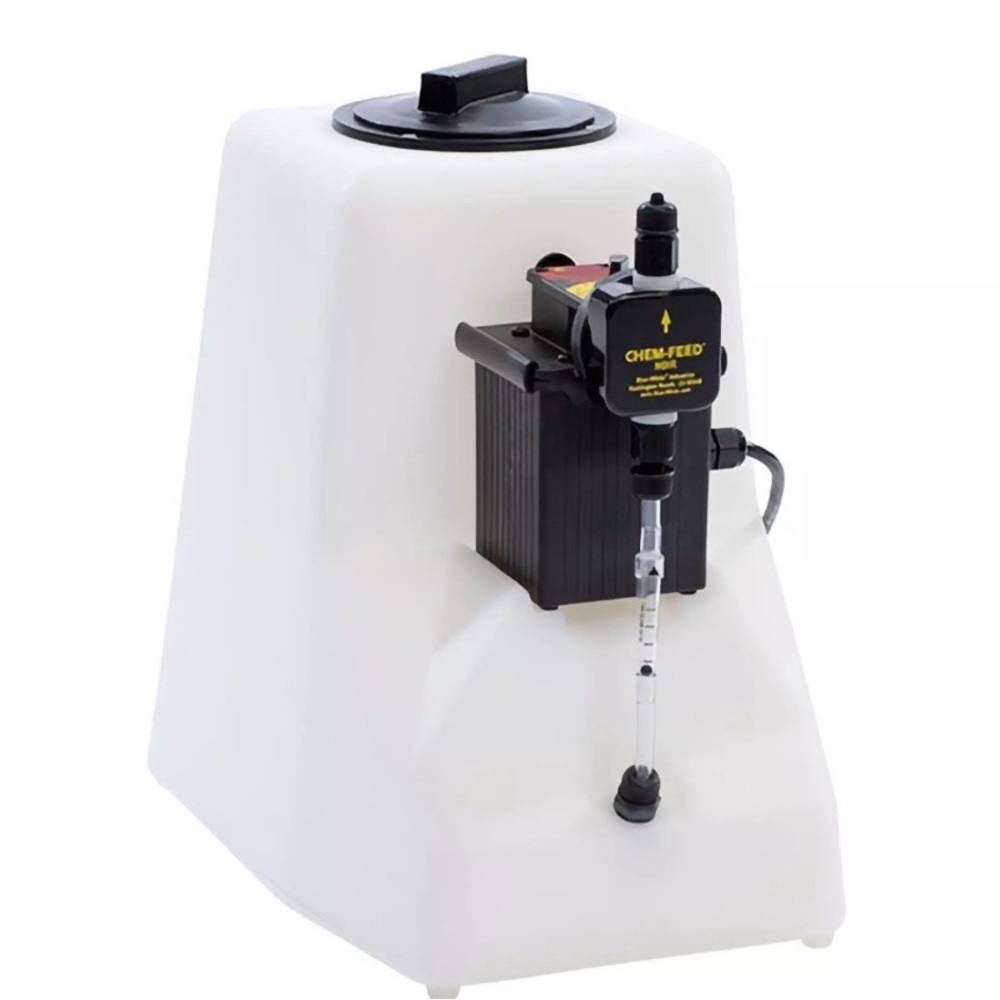 White Chemical Pump
